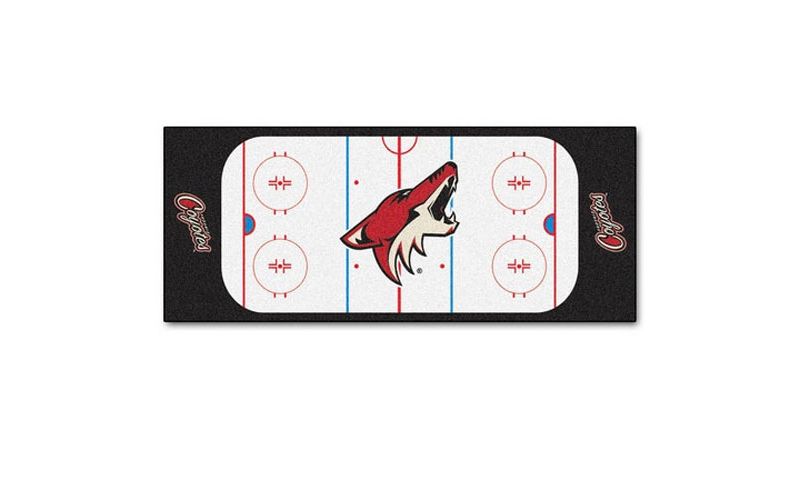 NHL Phoenix Coyotes Hockey Rink Accent Runner Rug - Arizona Coyotes.