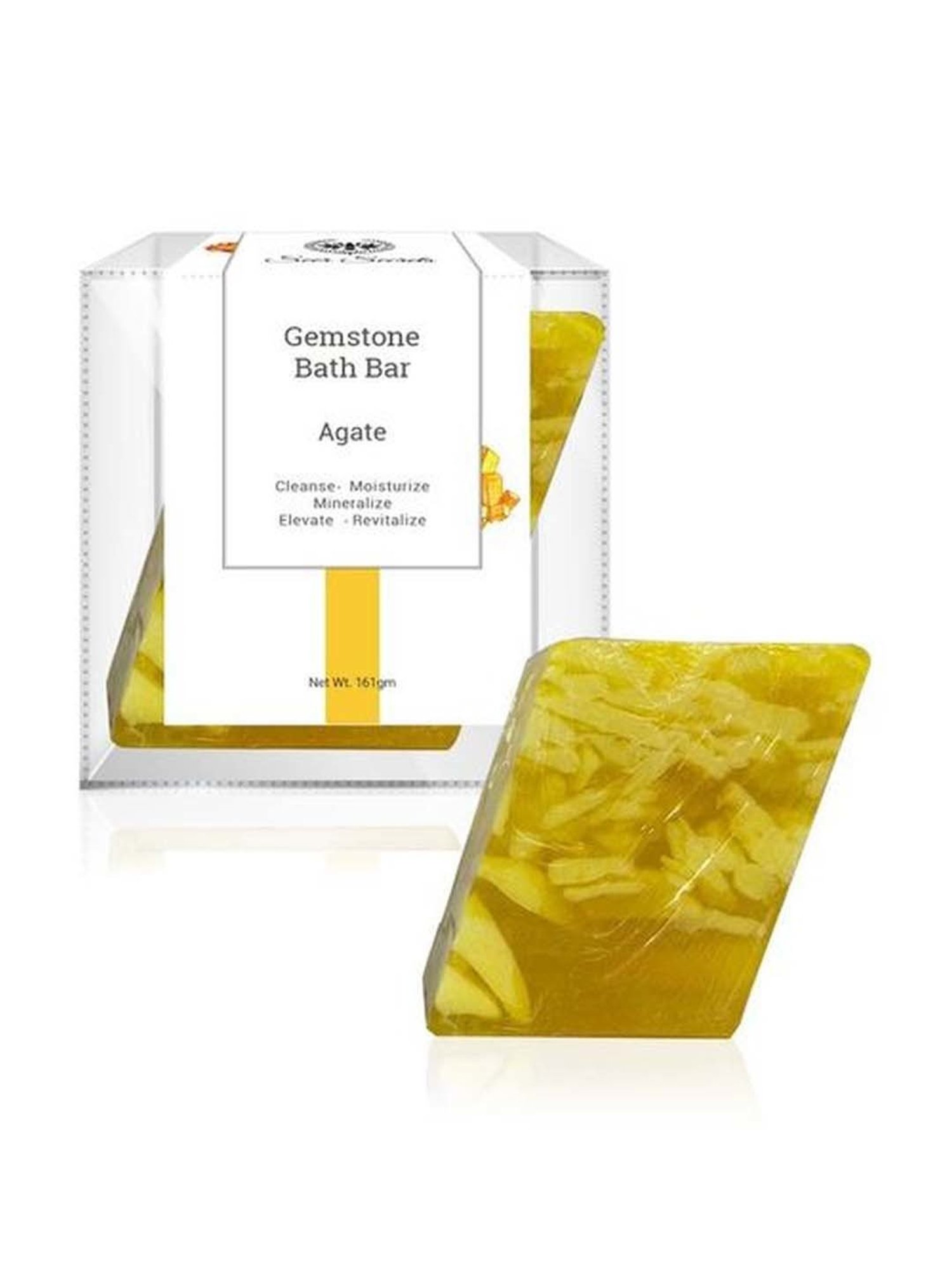 Seer Secrets Agate Gemstone Bath Bar - 161 gm