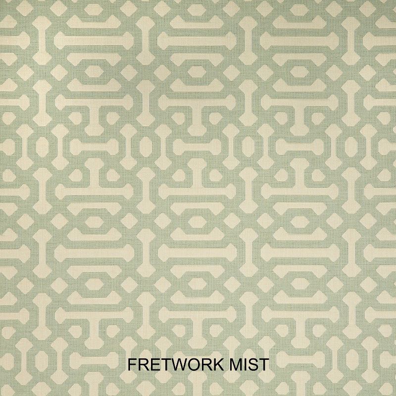 Sunbrella Geometric Outdoor Throw Pillow Green