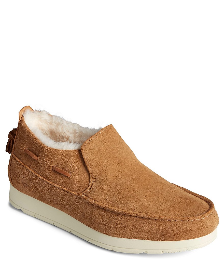 Sperry Women's Moc Sider Suede Slip-Ons
