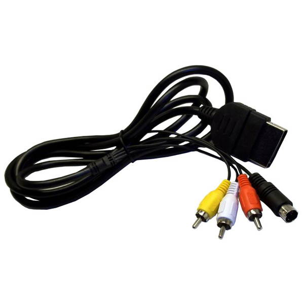AV Audio Video A/V + S-Video Cable Cord for Microsoft Xbox Console Video Game