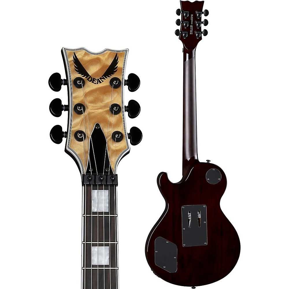 Dean Thoroughbred Select Quilt-top with Floyd Electric Guitar Gloss Natural