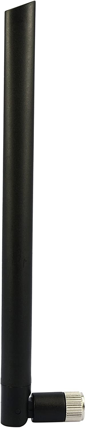 TECHTOO WiFi Antenna Dual Band 7dBi 2.4GHz/5.8GHz with RP-SMA Connector for Wireless Network Router USB Adapter PCI Card IP Camera DJI Phantom Wireless Range Extender FPV UAV Drone (Black 1-Pack)