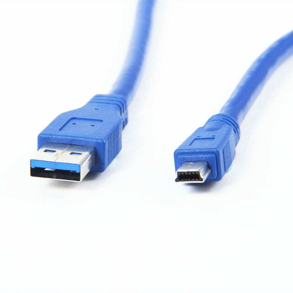 SuperSpeed USB 3.0 Cable - Type A Male to Mini B 10-Pin Male(Note:NOT Compatible with USB 2.0 Mini B 5-Pin Ports) (1M)