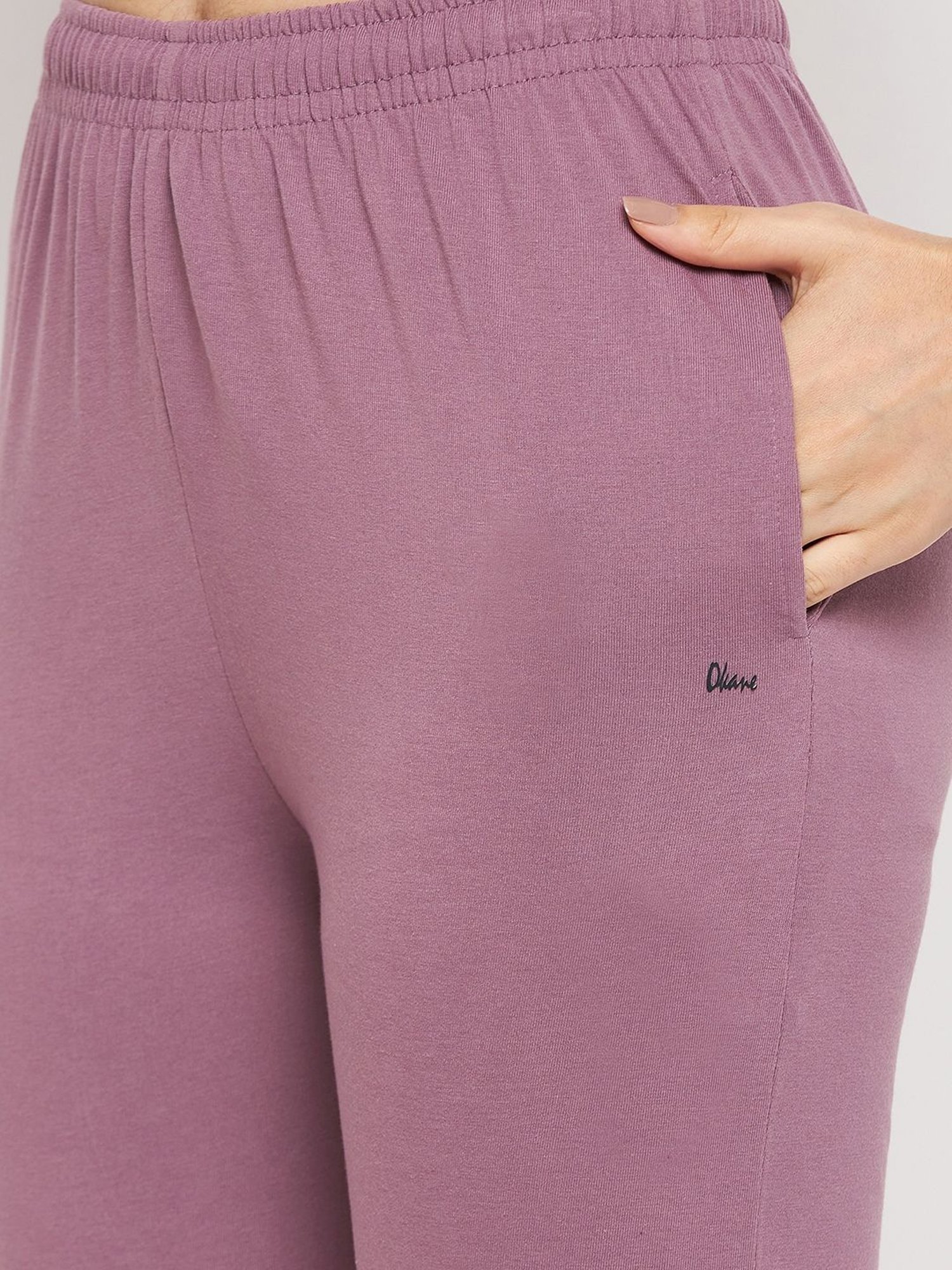 Okane Onion Pink Mid Rise Lounge Pants