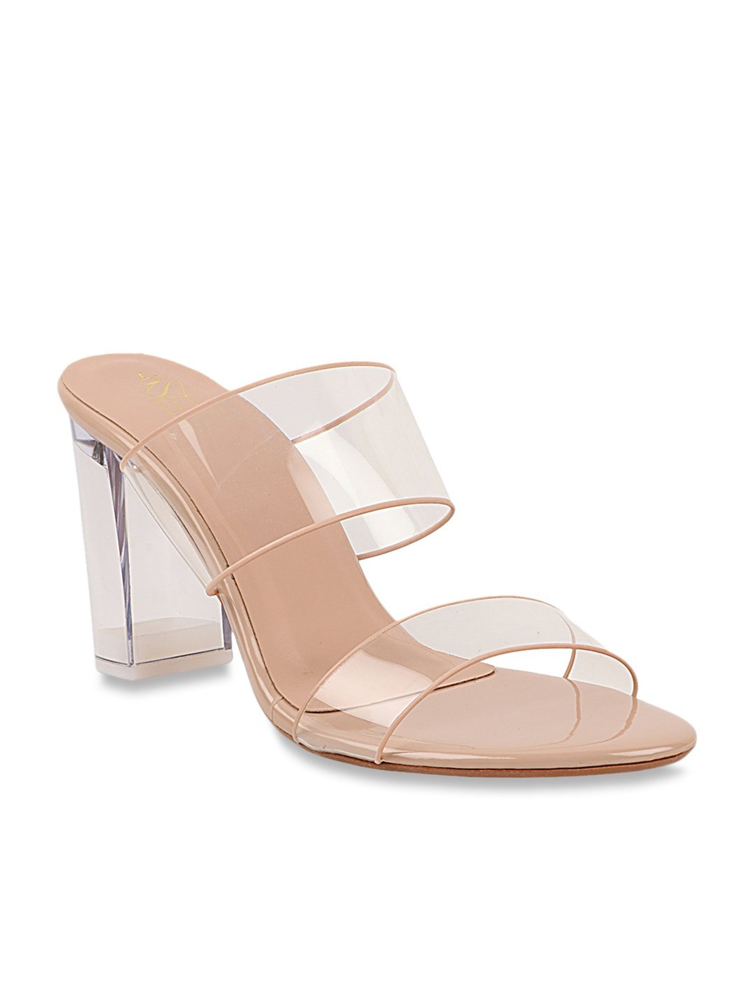 The White Pole Women's Cream Casual Sandals