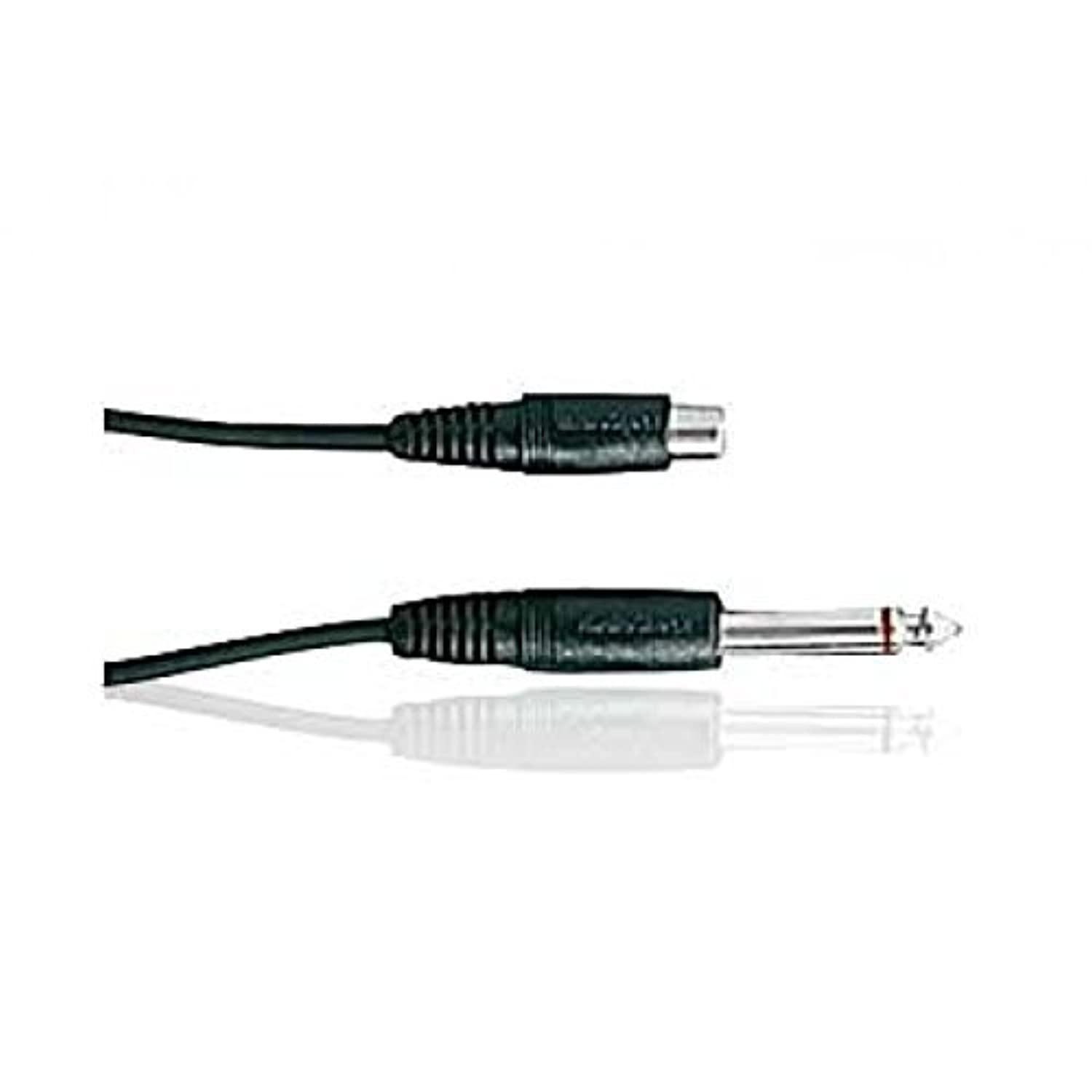 6' Shielded Audio Cable 1/4" Mono Male to RCA Female