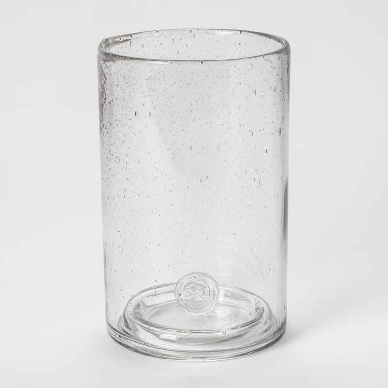 Pillar Holder Bubbled Glass - Smith & Hawken™