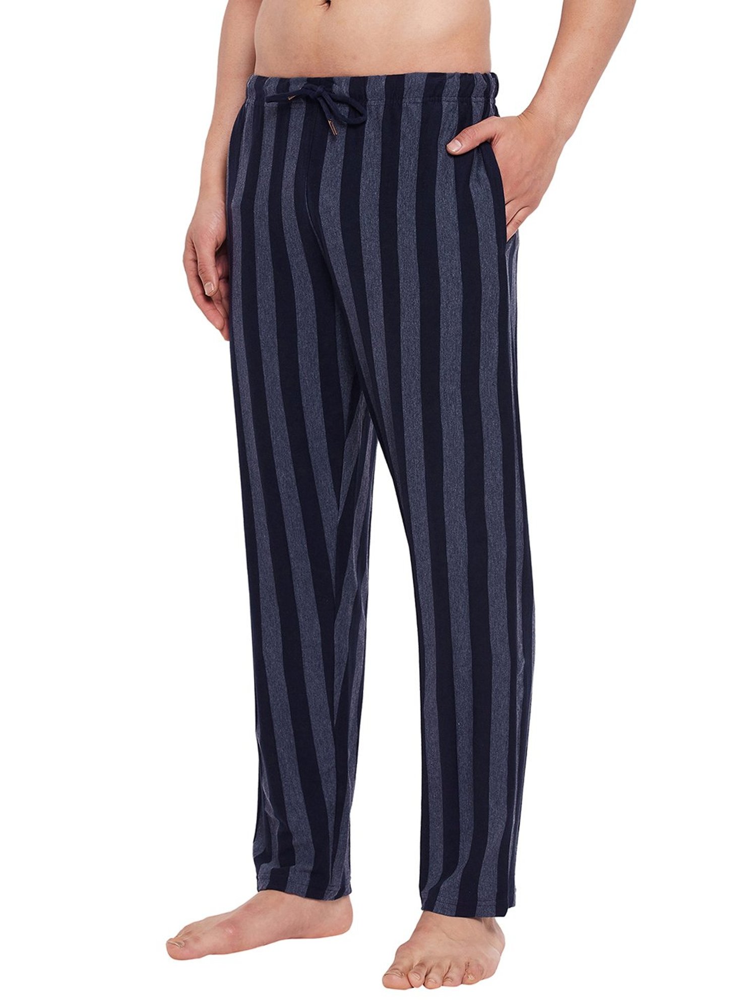 Hypernation Blue & Grey Striped Pyjamas