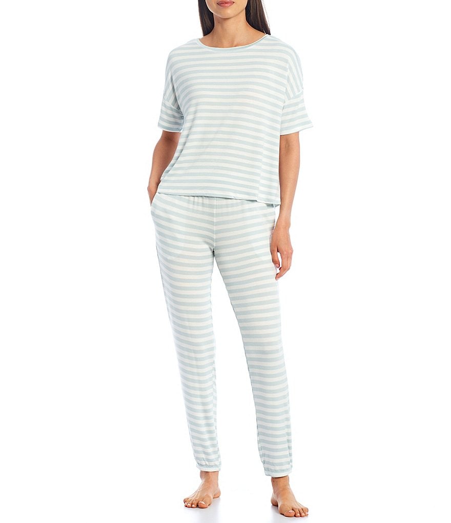 Honeydew Intimates Striped French Terry Coordinating Lounge Set
