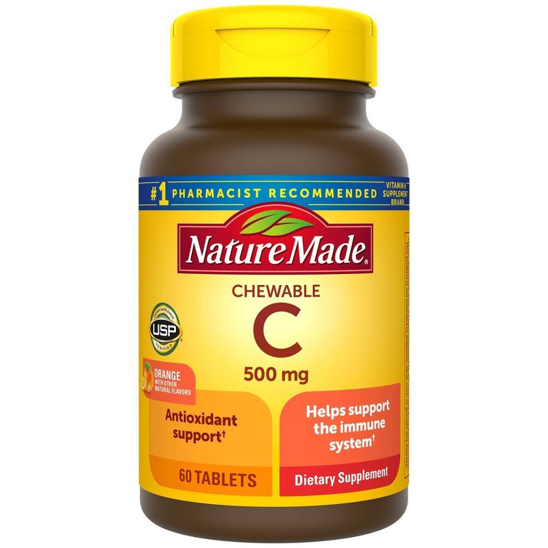 Nature Made Chewable Vitamin C 500 mg Tablets - 60ct