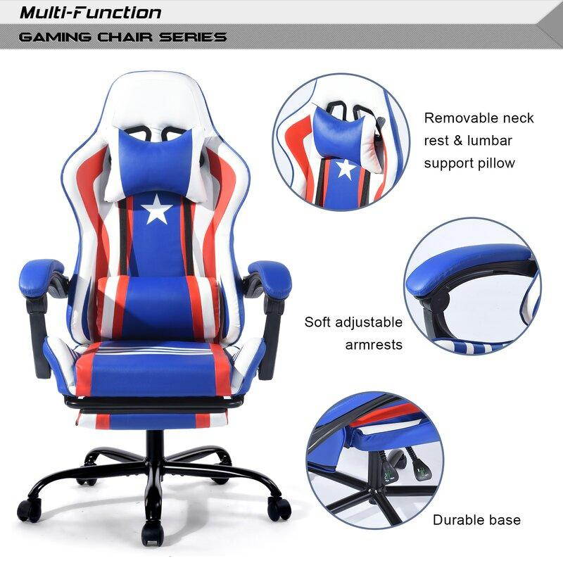 Gaming Chair with comfort Lumbar and Ergonomic Office Computer Chair