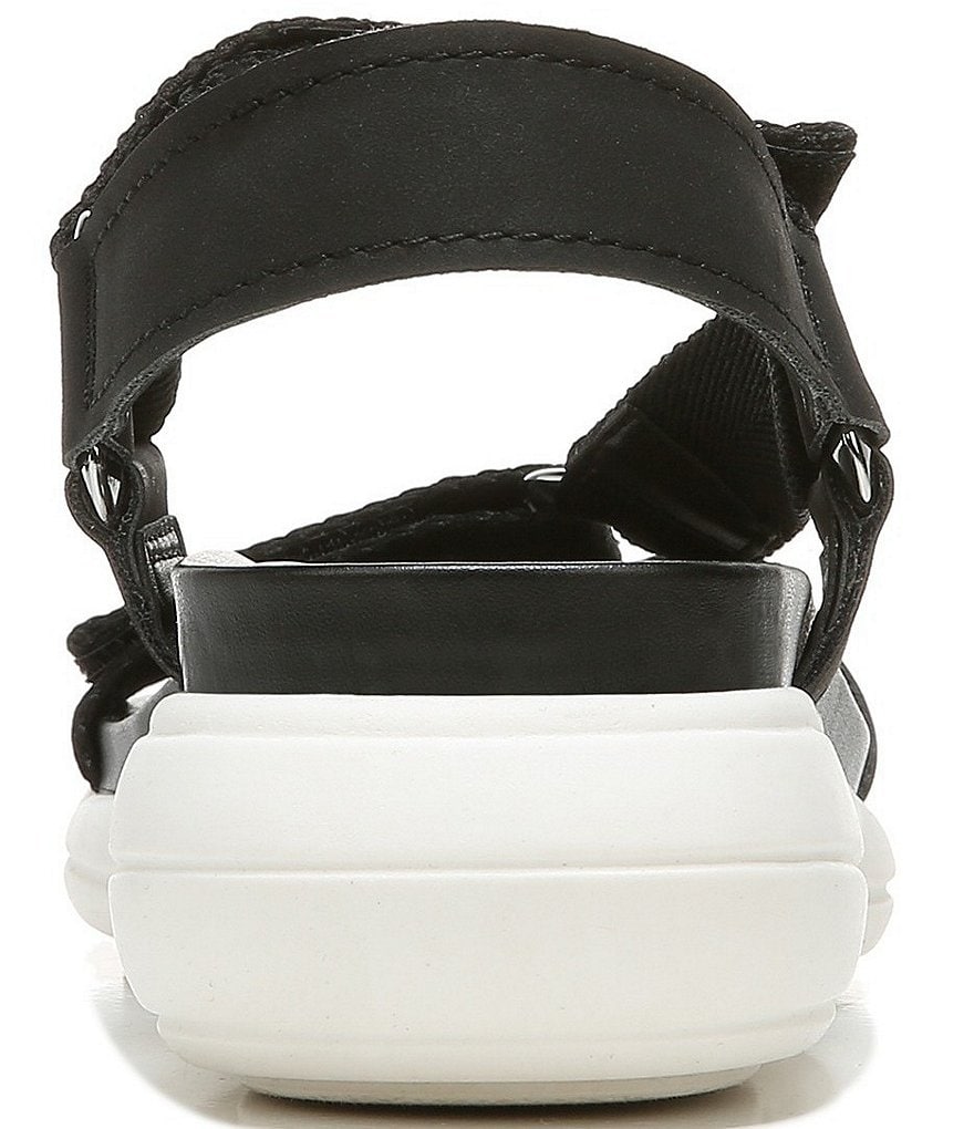 Naturalizer Flores Nubuck And Fabric Ankle Strap Sandals