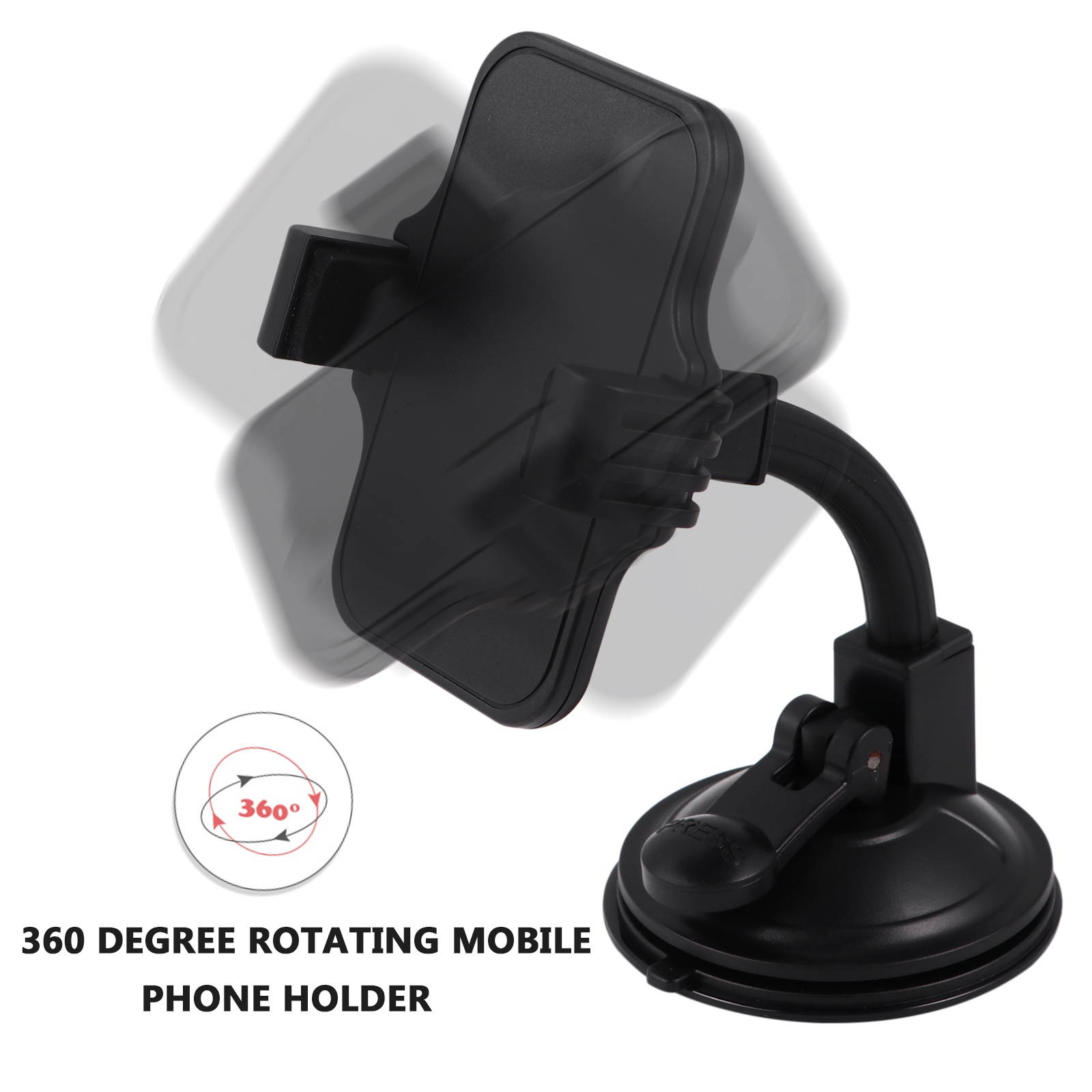 1Pc Car Phone Mount 360&deg; Rotating Cell Phone Holder Hands Free Navigation Rack