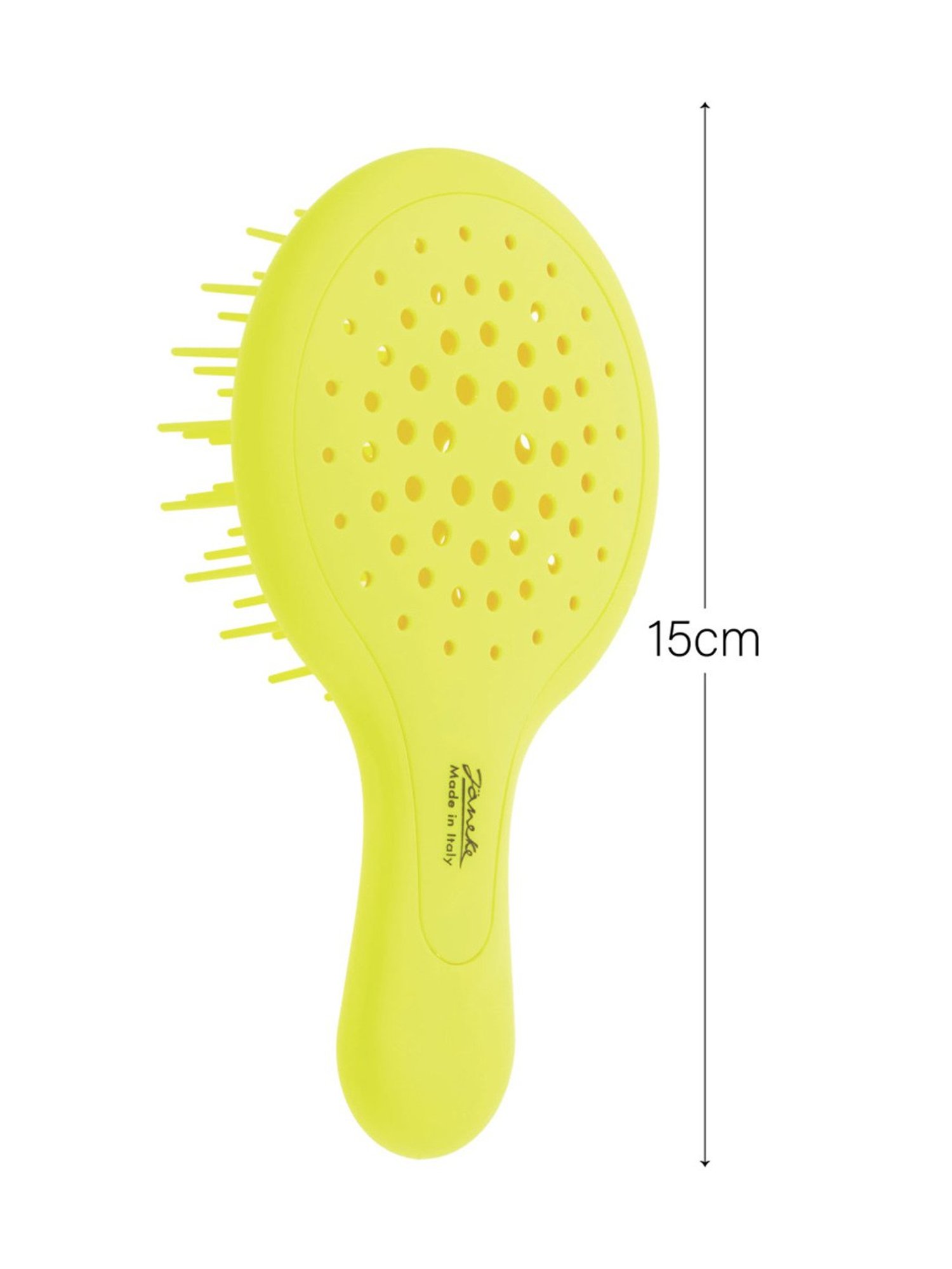 Janeke 1830 Professional Fluorescent Yellow Mini Super Brush
