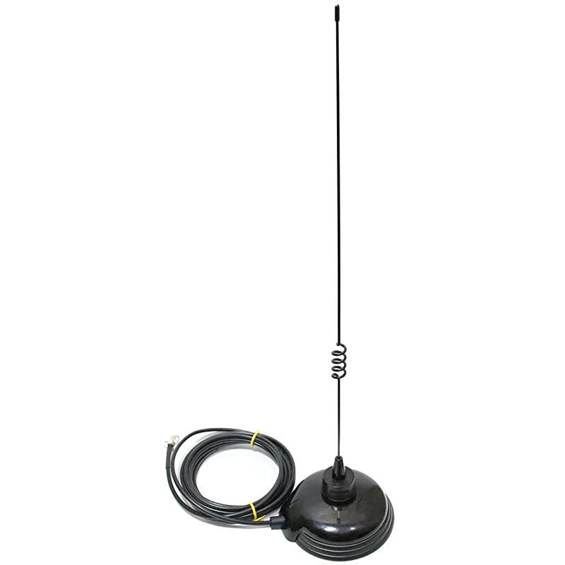 NMO72 1925quot Antenna NMO Mount Dual Band VHF UHF 145440Mhz Requires NMO Mount