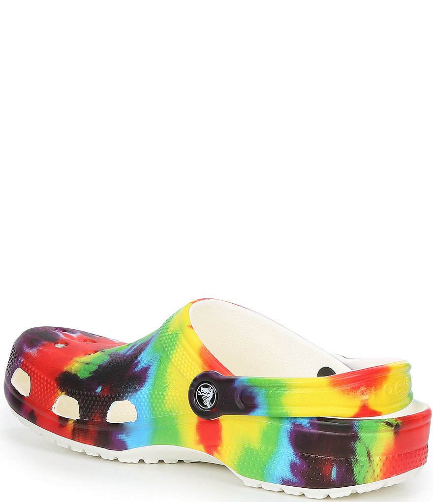 Crocs Men's Classic Tie-Dye Clogs