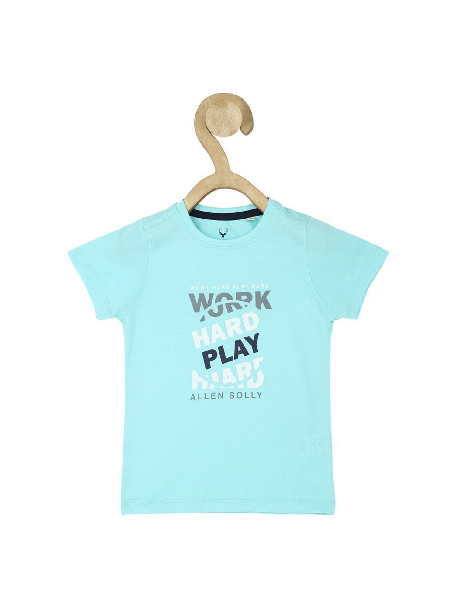 MINIKLUB Boys Blue Printed Full Sleeves T-Shirt