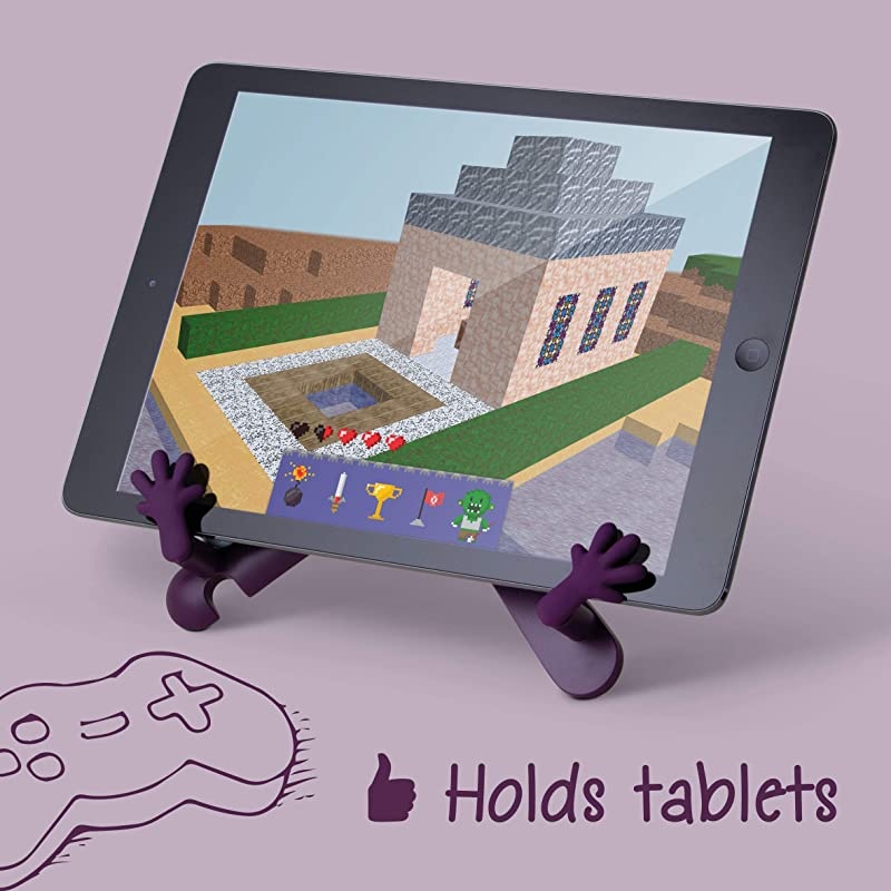 The Hands Stand Hands Free Reading Tablet amp Book Holder Aubergine