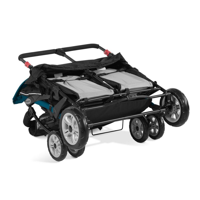 Foundations Gaggle Compass Quad 4-Passenger Stroller - Teal