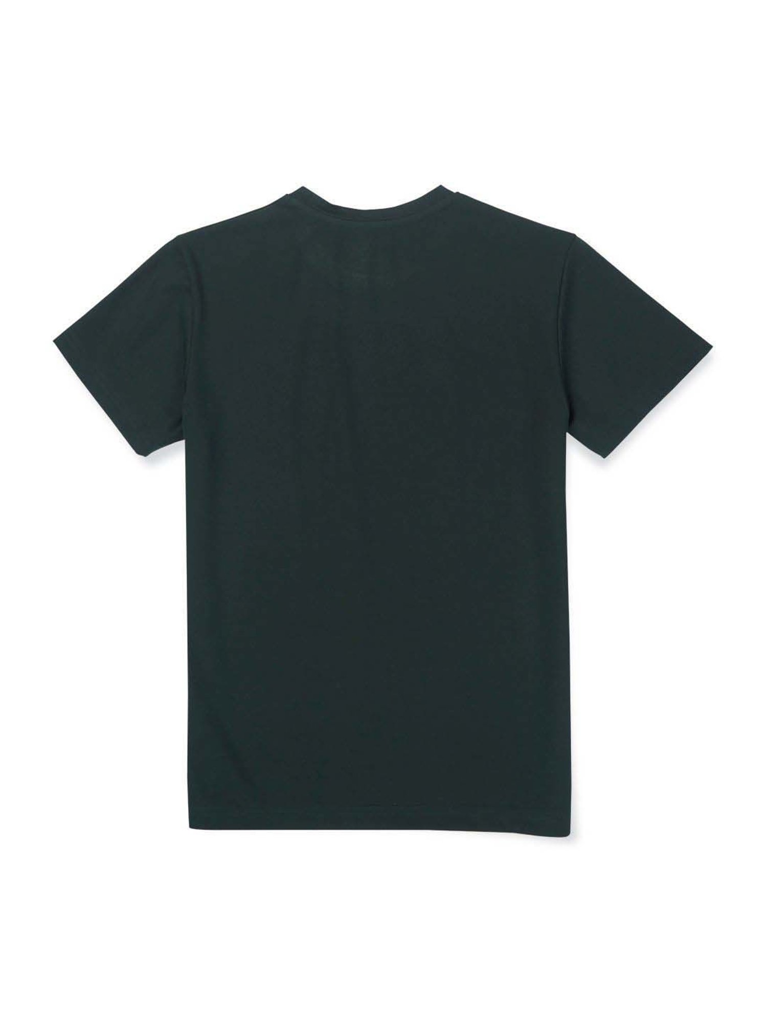 Gini & Jony Kids Green Cotton Printed T-Shirt