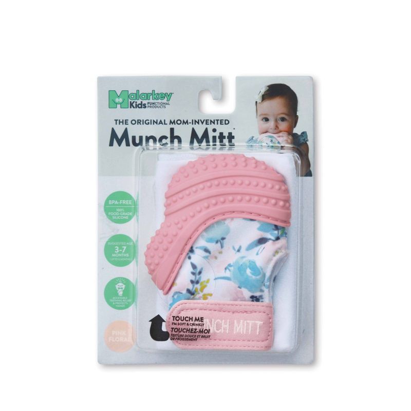 Marlarkey Kids' Munch Mitt - Pink Floral