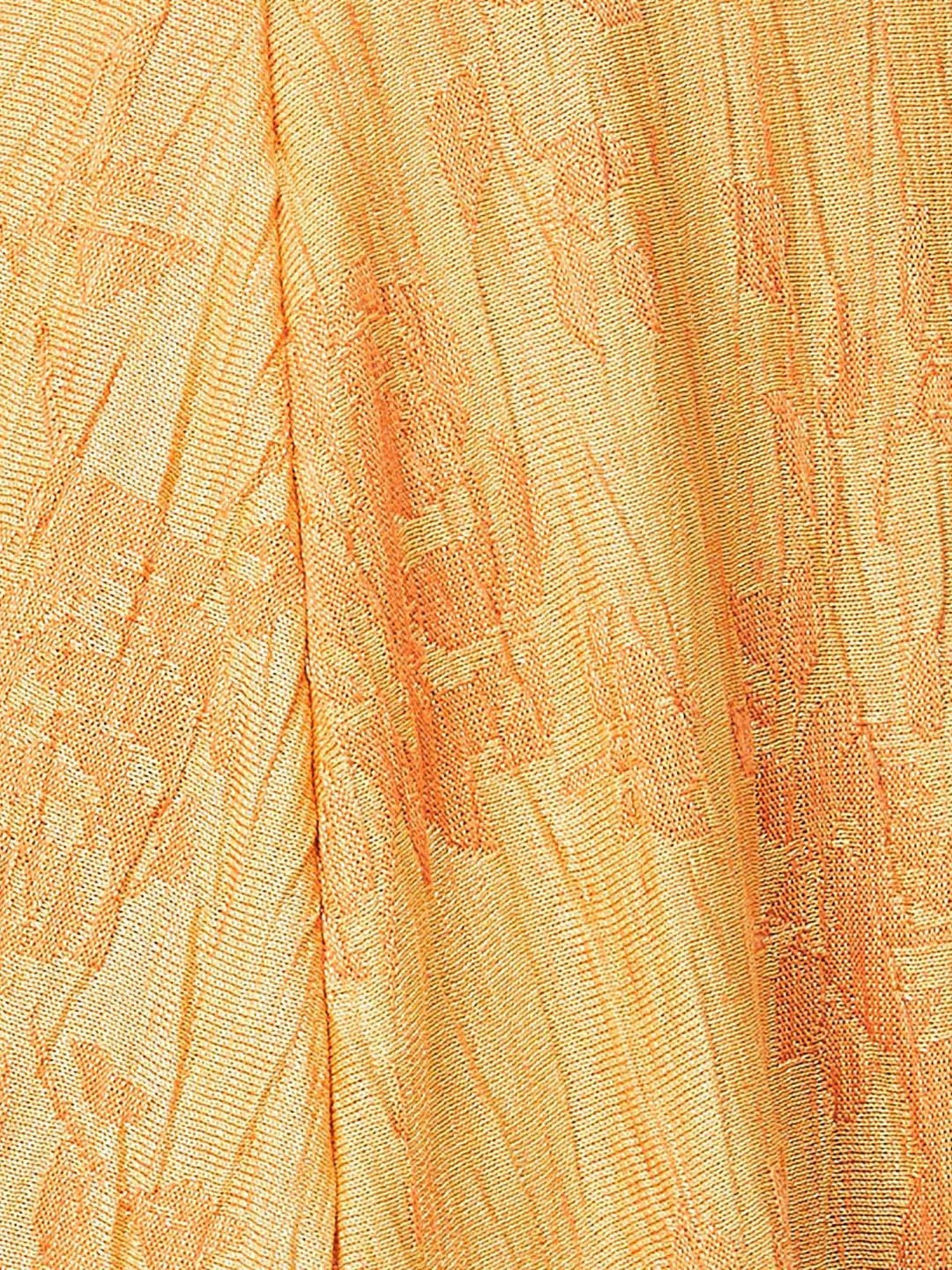 Code by Lifestyle Orange Printed A-Line Skirt