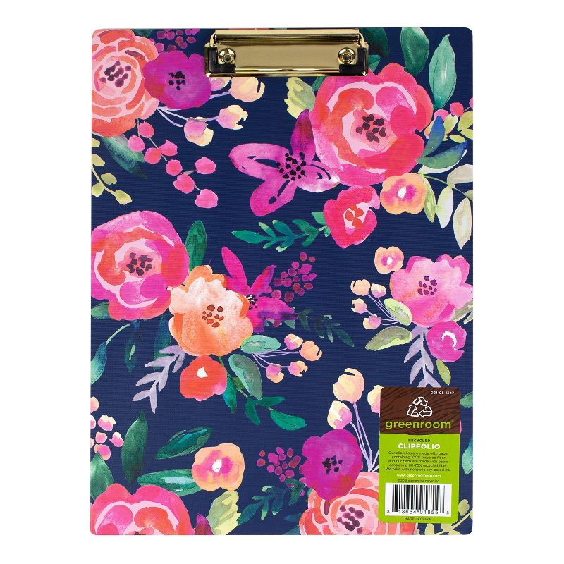 8.5" x 11" Clipfolio Dots/Stripes - greenroom