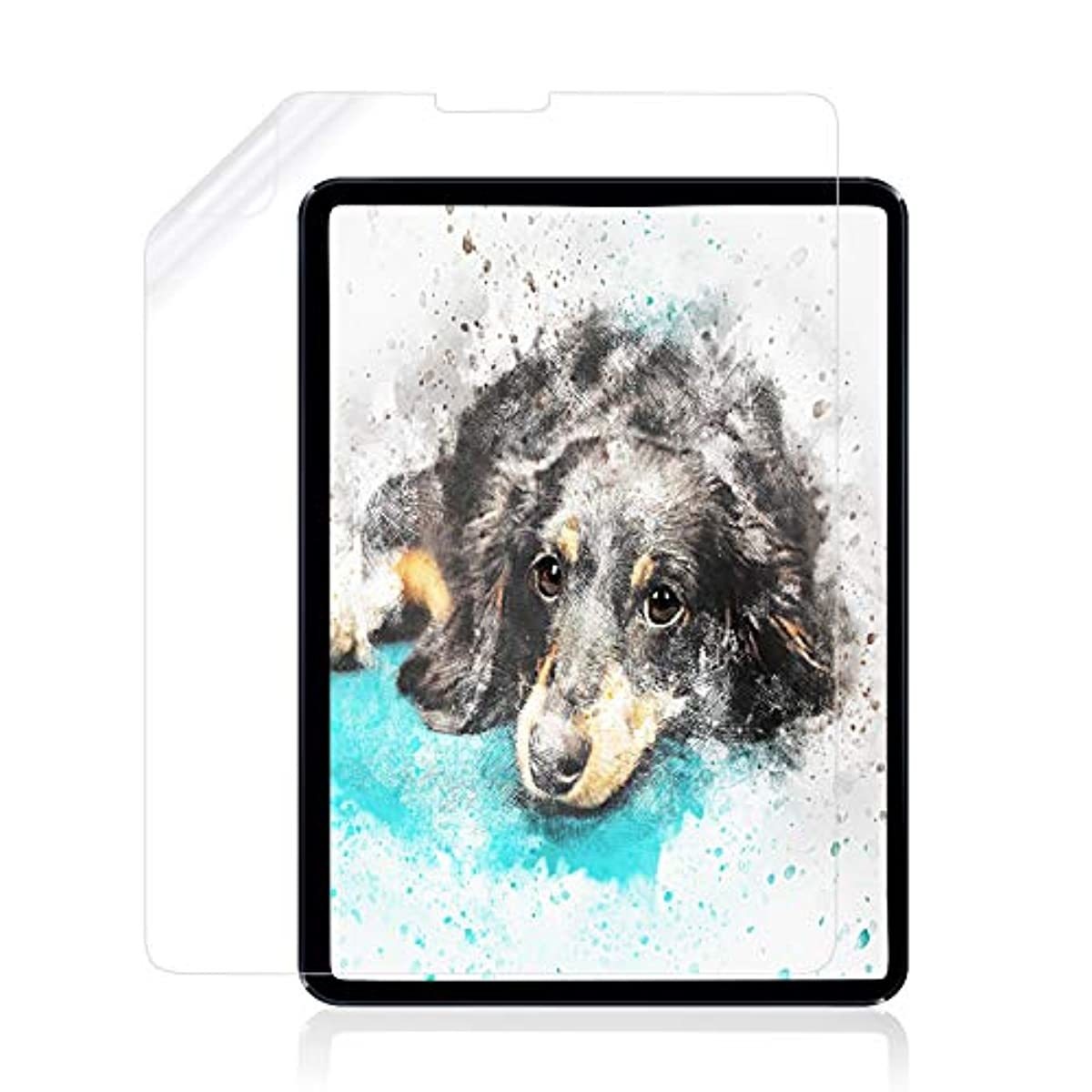 Jelly Comb Screen Protector for iPad Pro 12.9" 2020 (4th. Gen) & iPad Pro 12.9" 2018 (3rd. Gen.), Anti-Glare, Work with Face ID and Stylus Pen