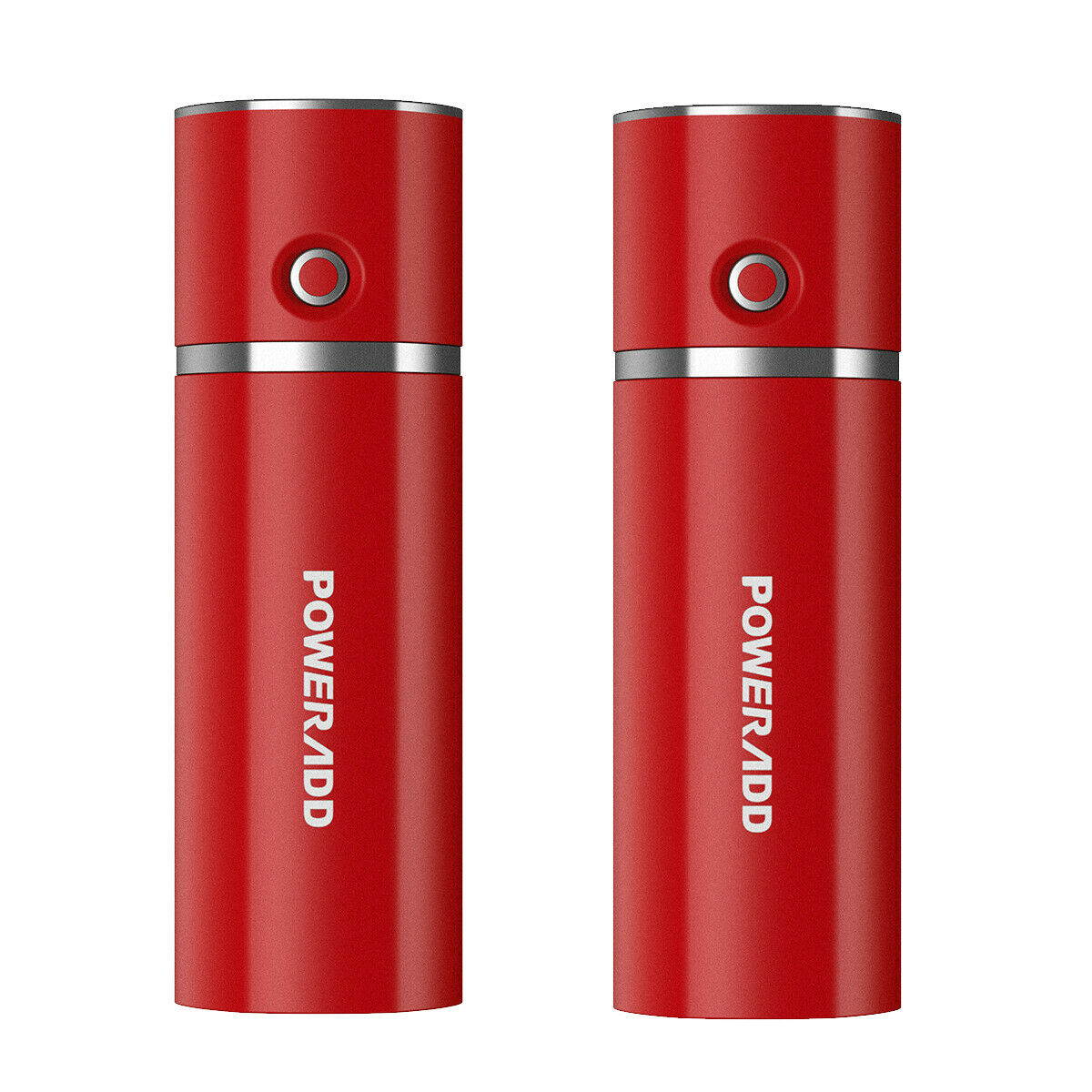 2PCS 5000mAh Portable Mini Power Bank Universal Cellphone Battery Charger RED