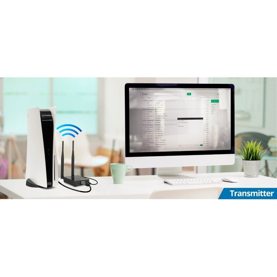 SIIG Dual Antenna 5G Wireless 1080p HDMI Extender with IR 100M CEH26X11S1