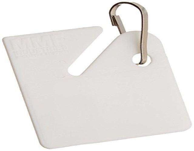 MMF Industries Slotted Square Plastic Key Tag, 20 per Pack (201300006)