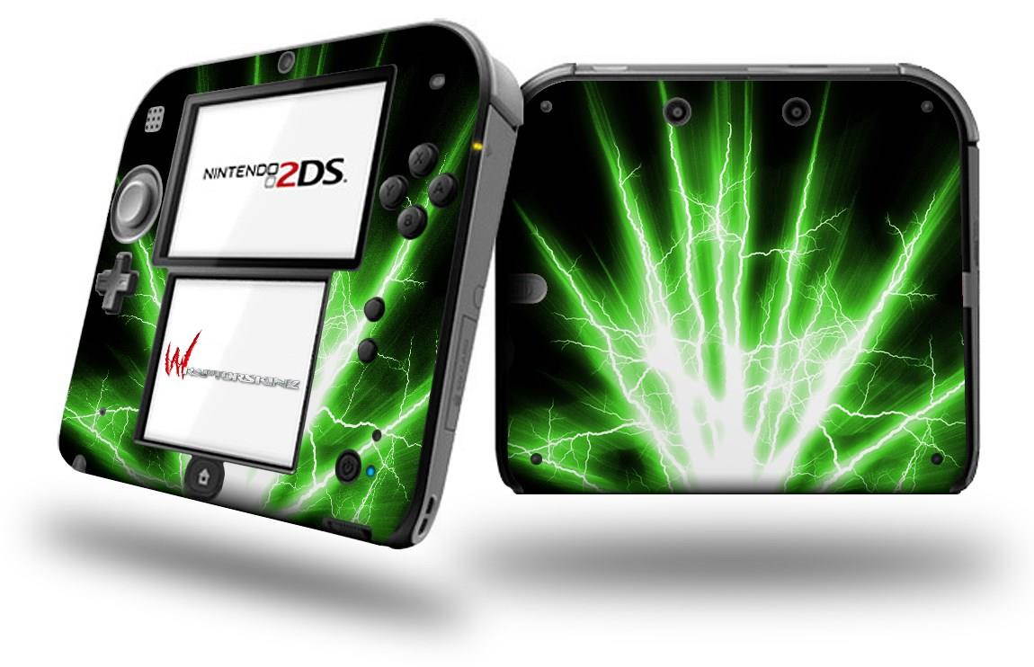 Lightning Green - Decal Style Vinyl Skin fits Nintendo 2DS