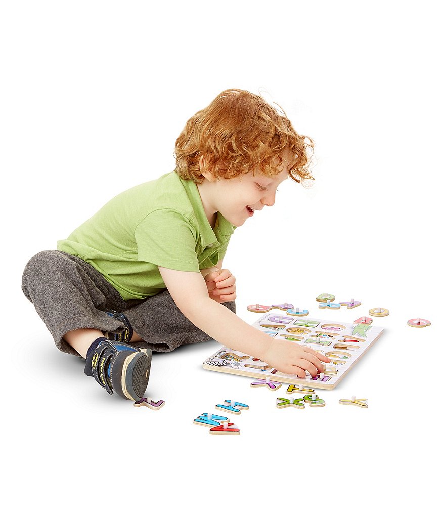 Melissa & Doug Classic Peg Puzzle Bundle Set