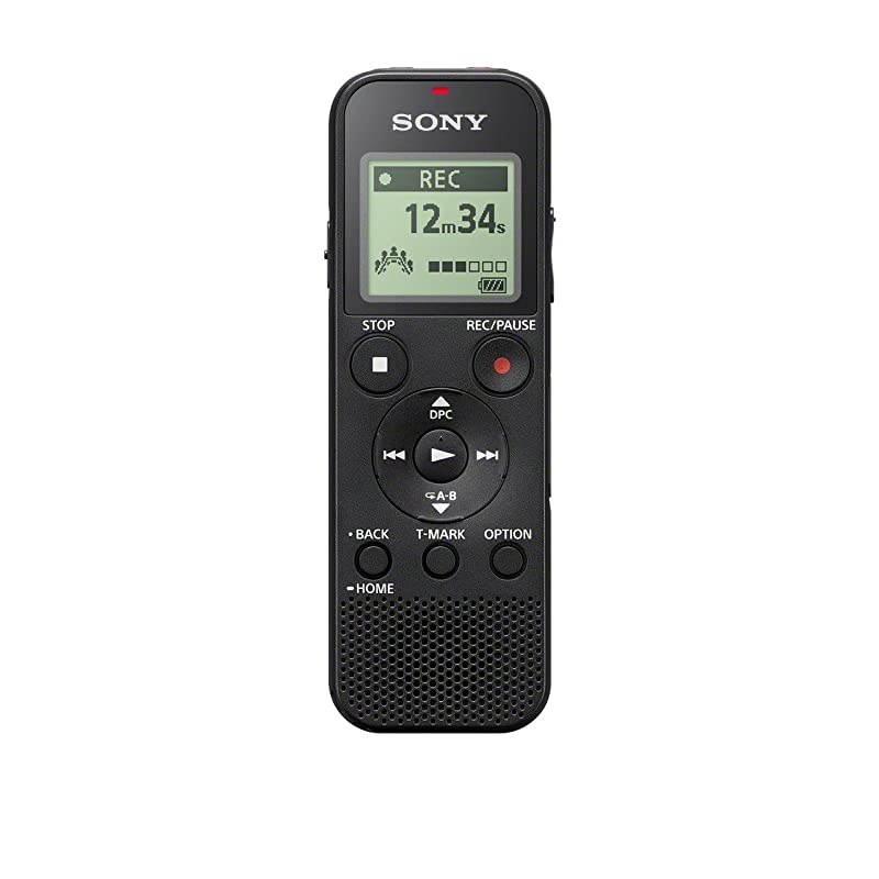 ICD-PX370 Mono Digital Voice Recorder with Built-In USB Voice Recorder,black