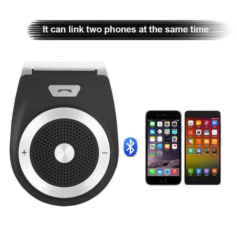 Smart Wireless Bluetooth Hands-free Car Kit Visor Clip Speakerphone
