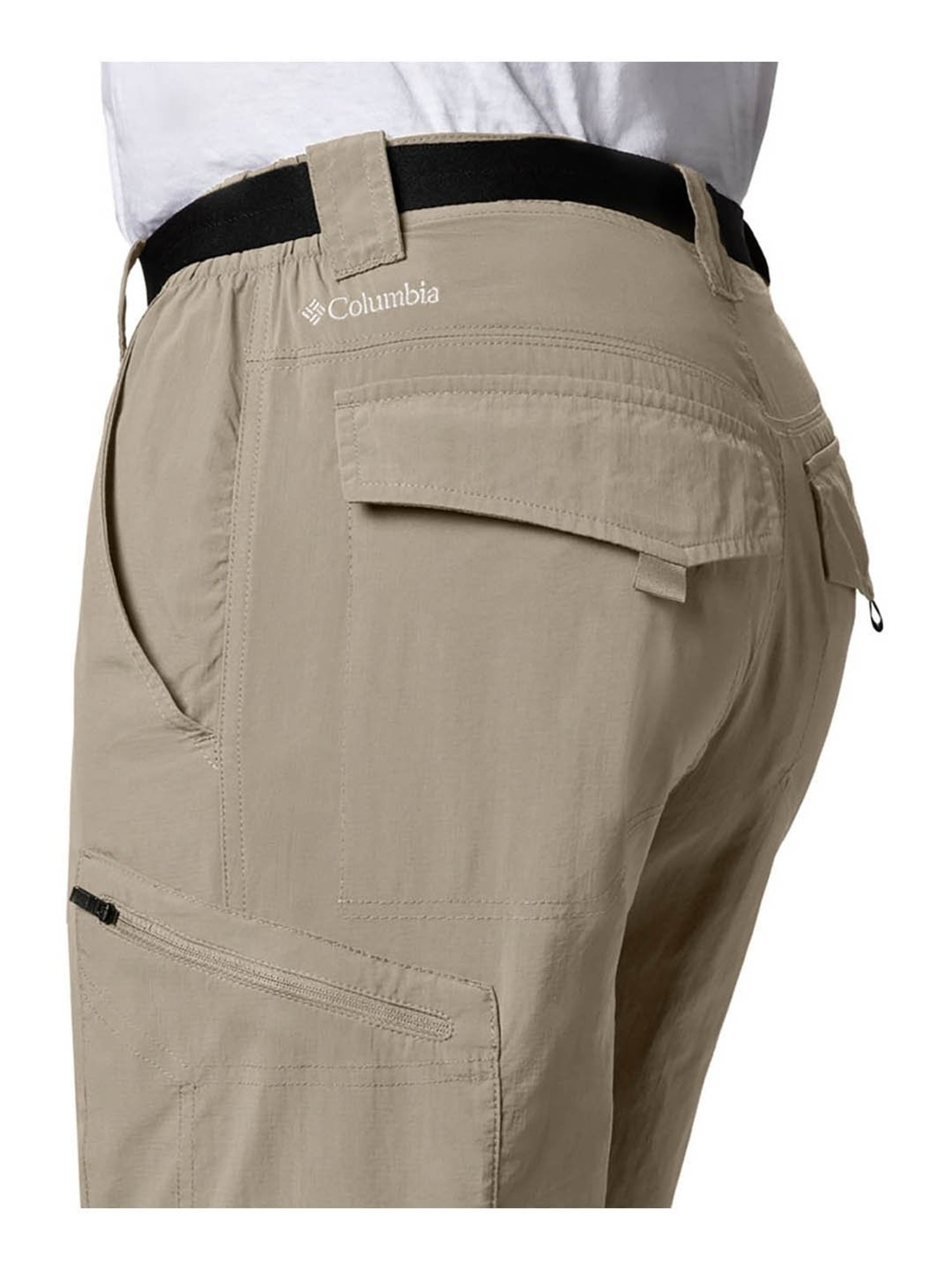 Columbia Men Off-White Silver Ridge Cargo Shorts