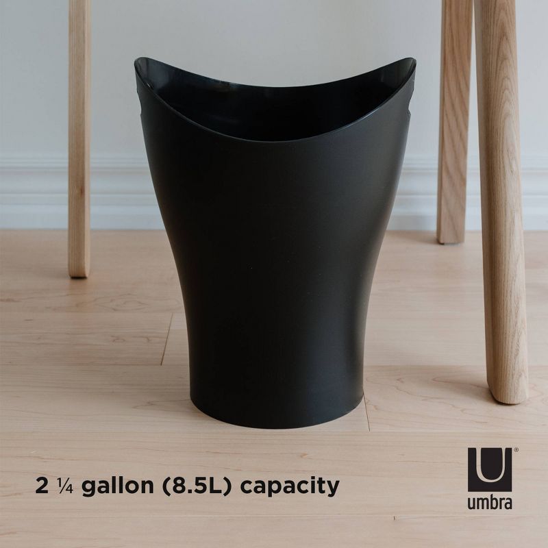 Umbra 2.2gal Garbino Indoor Trash Can Black
