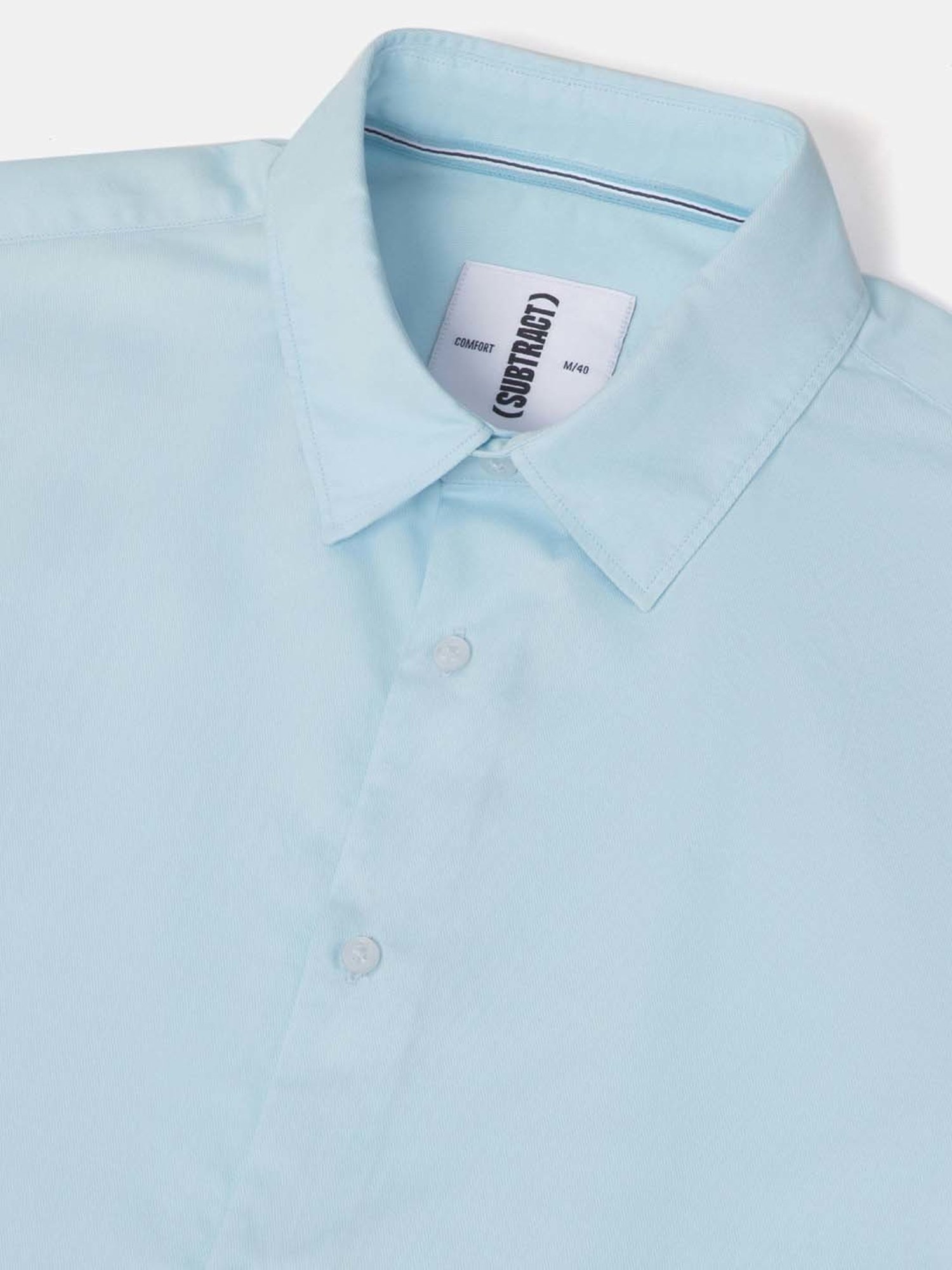 SUBTRACT Sky Blue Regular Fit Shirt
