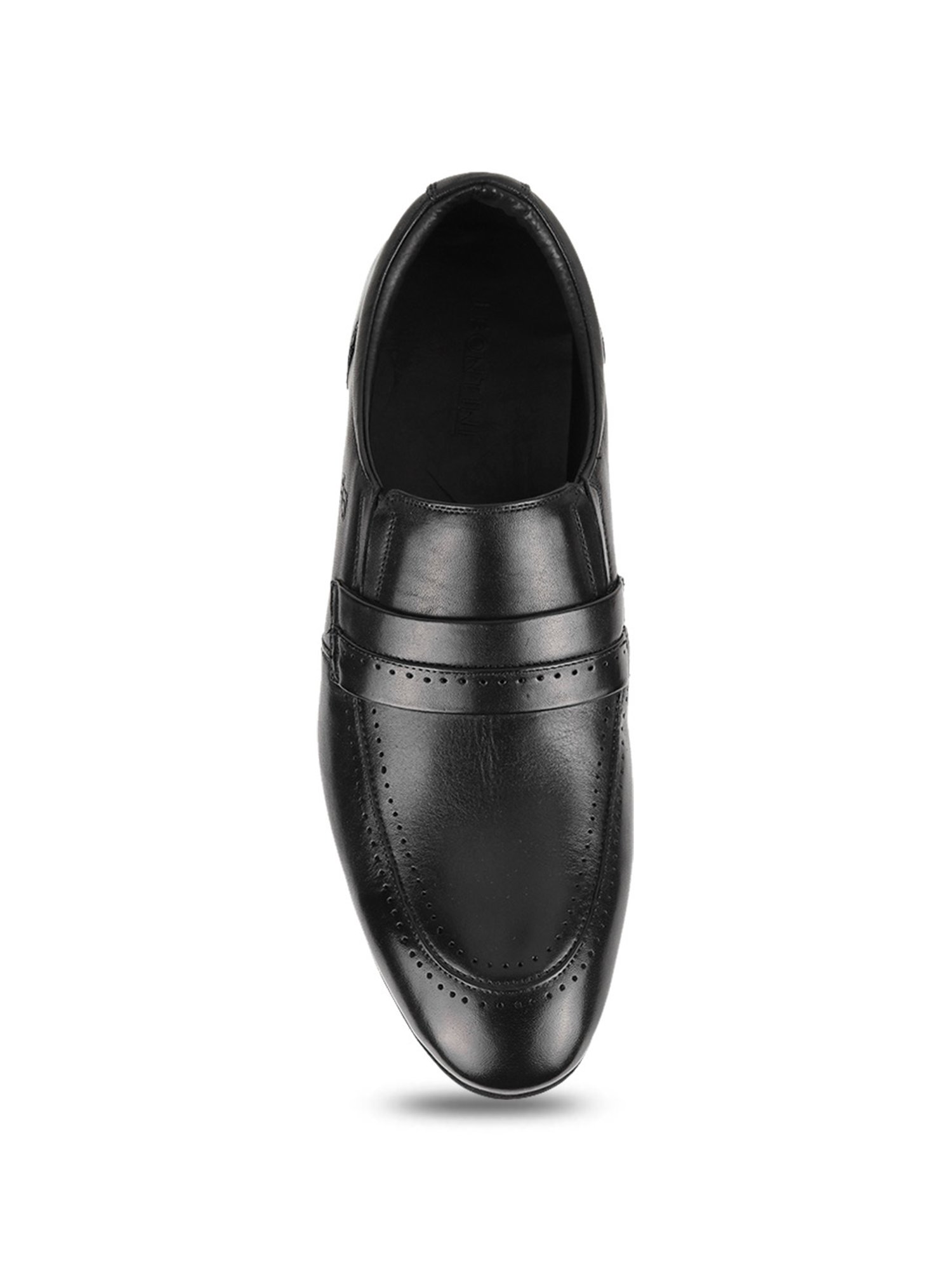 J. Fontini by Mochi Men's Black Formal Loafers