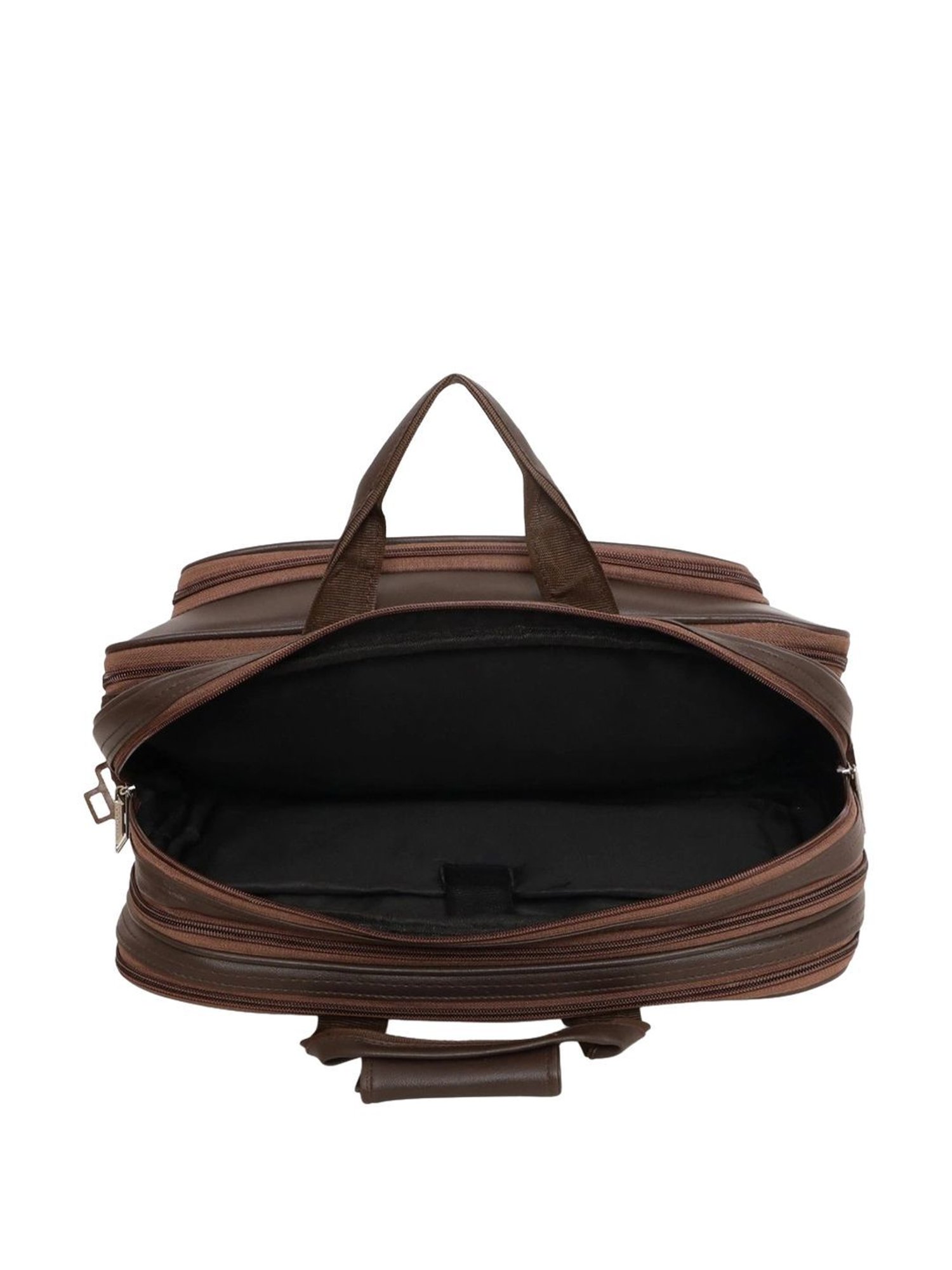 Priority Brown Synthetic Large Messenger Bag