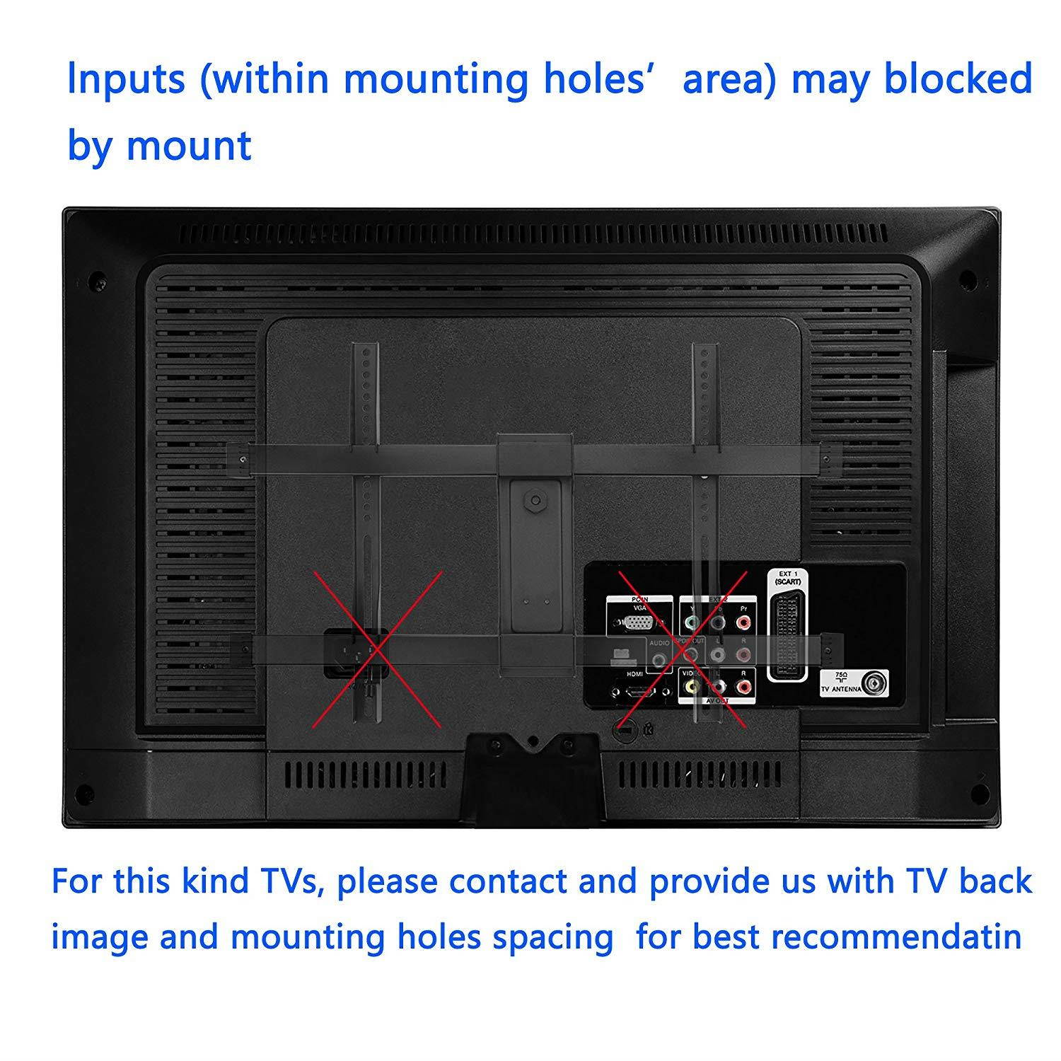 PERLESMITH TV Wall Mount Bracket Full Motion Dual Articulating Arm for Most 37-70 Inch LED, LCD, OLED, Flat Screen,Plasma TVs up to 132lbs VESA 600x400mm with Tilt, Swivel and Rotation