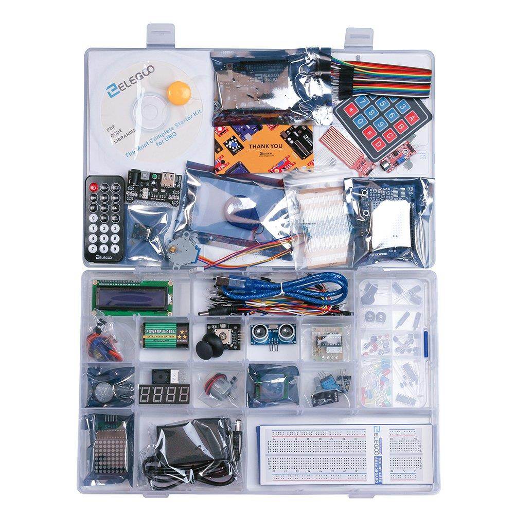 Elegoo For Arduino UNO R3 Project Most Complete Starter Kit w/ Tutorial for  MEGA2560 UNO NANO (63 Items)