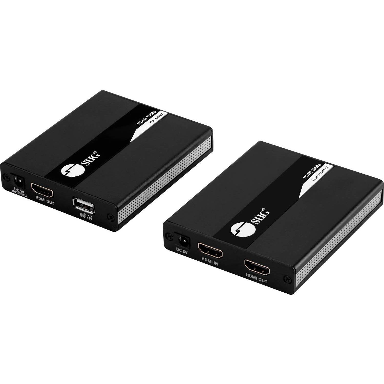 SIIG Full HD HDMI KVM over Cat 6 Extender 60M CEH24G11S1