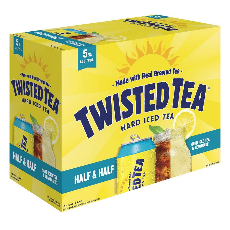 Twisted Tea Half and Half Hard Iced Tea - 12pk/12 fl oz Cans