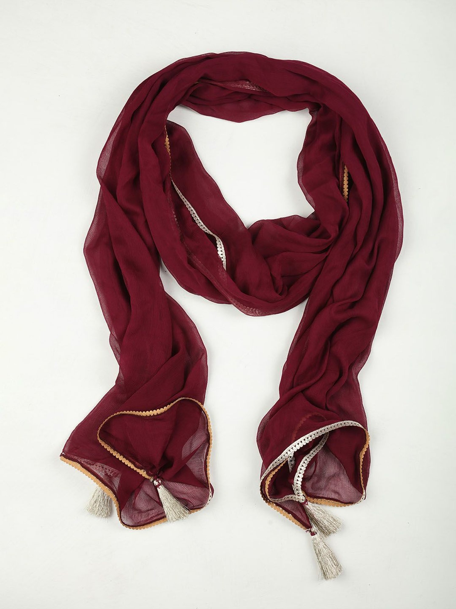 Mustard Wine Dupatta