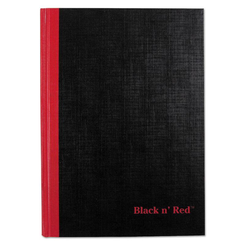 Black n' Red Casebound Notebook Legal Rule 8 1/4 x 5 5/8 White 96 Sheets E66857