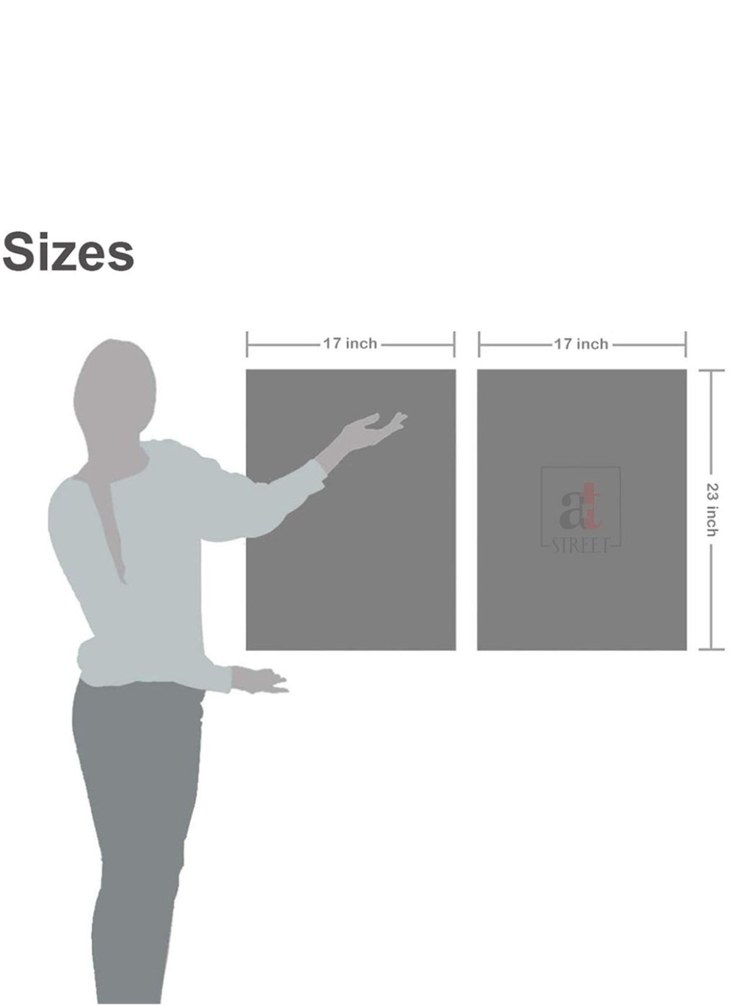 Art Street Furn Leaf Printed Blue Engineered Wood Wall Art (Set of 2)