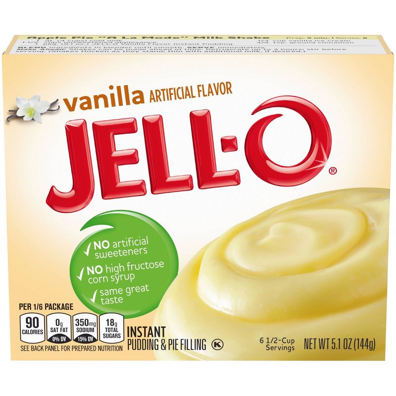 JELL-O Instant Vanilla Pudding & Pie Filling - 5.1oz
