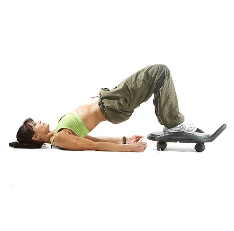 ABDolly Home Gym Fitness Abdominal Abs Training Exercise Machine Equipment with Workout DVD for Cardio, Strength/Conditioning, &  Plyometric Training